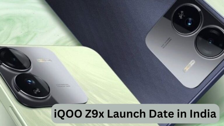iQOO Z9x Launch Date in India