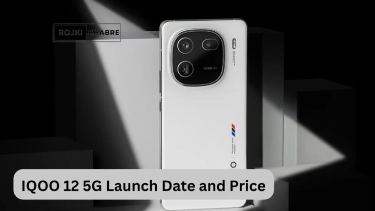 IQOO 12 5G Launch Date and Price
